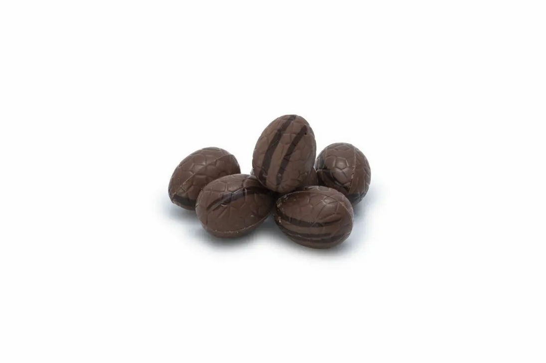 Nao Oeufs de Pâques chocolat au lait fourré praliné vrac bio 2.5kg - 2936 - Disponible de janvier à avril